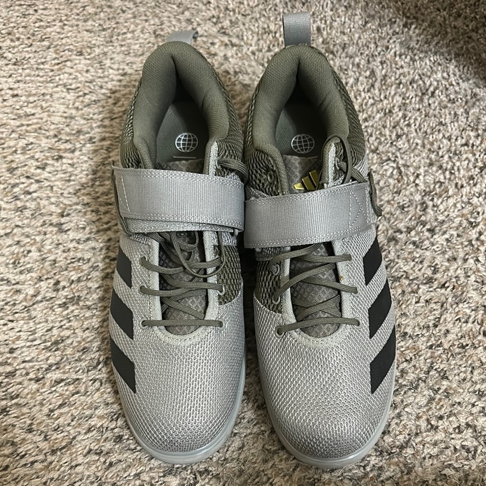 adidas Gray and Black Athletic Shoes